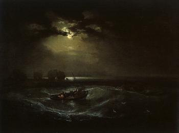 約瑟夫 瑪羅德 威廉 透納 Fishermen at Sea 約瑟夫 瑪羅德 威廉 透納 Fishermen at Sea